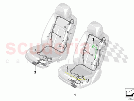 Photo of JUEGO DE CABLES ASIENTO IZQUIERDO…