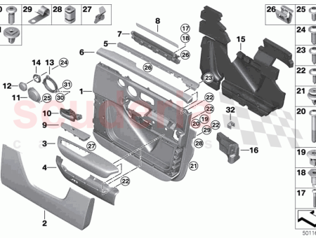 Photo of APOYABRAZOS INFERIOR DELANTERO IZQUIERDO…