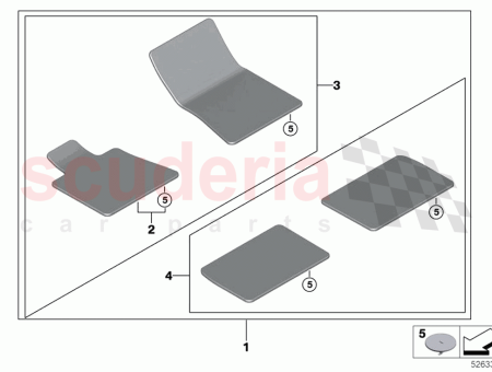 Photo of ALFOMBRILLA DE PIEL DE CORDERO LADO DEL CONDUCTOR…