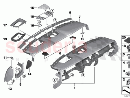 Photo of PIEZA EMBELLECEDORA PARA EL HEAD UP DISPLAY…