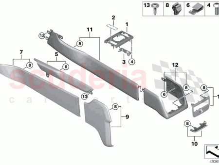 Photo of EMBELLECEDOR INTERRUPTOR CONSOLA CENTRAL CROMADO…