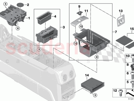 Photo of COMP ALMACENAJE CONSOLA CENTRAL DELANTERA…