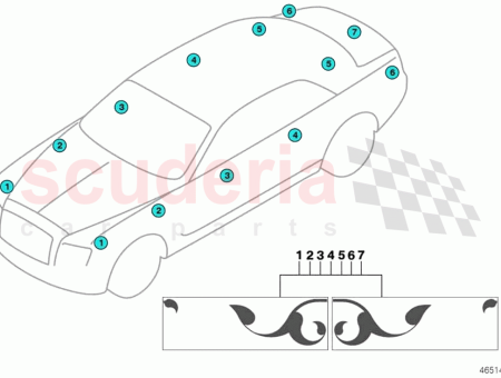 Photo of PLANTILLA MOTIVO ALETA DELANTERA IZQUIERDA FRONTAL…