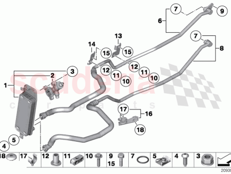 Photo of TUBO DE ENTRADA DE REFRIGERACI N DE ACEITE…