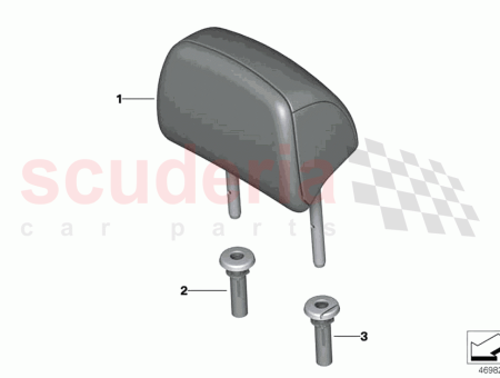 Photo of REPOSACABEZAS CUERO CON LOGO RR…