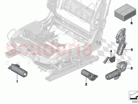 Photo of ACCIONAMIENTO AJUSTE LONGITUDINAL DEL ASIENTO IZQUIERDA…