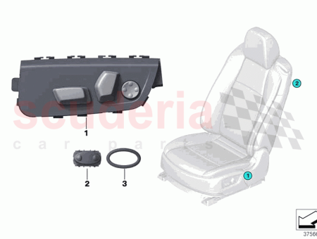 Photo of INTERRUPTOR DE REGULACI N DEL ASIENTO IZQUIERDA…