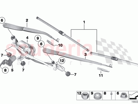 Photo of VARILLAJE SISTEMA DE LIMPIAPARABRISAS CON MOTOR…
