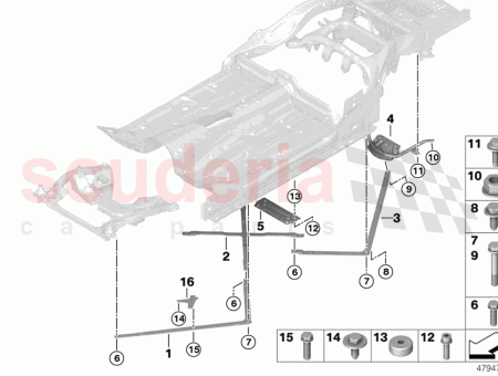 Photo of BARRA DIAGONAL DELANTERA DERECHA…