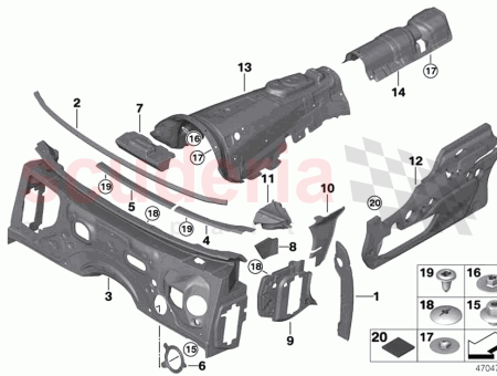 Photo of SUJECI N MAMPARA DE AISLAMIENTO AC STICO IZQUIERDA…