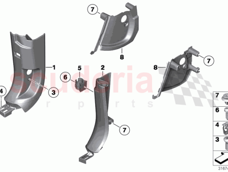 Photo of PANEL DE REVESTIMIENTO LATERAL PARTE INFERIOR DELANTERA DERECHA…
