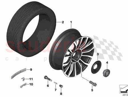 Photo of LLANTA DE ALEACI N LIGERA PULIDA…