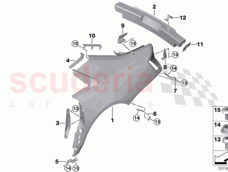 Photo of SOPORTE PANEL LATERAL TRASERO DERECHO 6…
