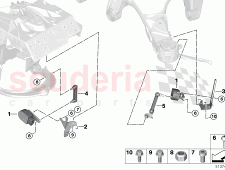 Photo of SOPORTE PARA SENSOR DE ALTURA DE LA CARROCER…
