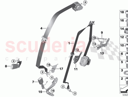 Photo of CORREA SUPERIOR TRASERA DERECHA…