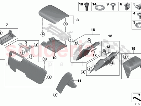 Photo of PANEL EMBELLECEDOR CONSOLA TRASERA PARTE INFERIOR DELANTERA…