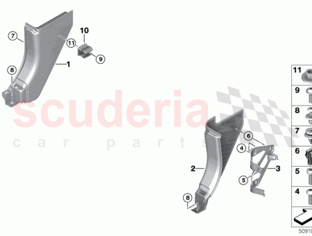 Photo of PANEL EMBELLECEDOR LATERAL DELANTERO INFERIOR IZQUIERDO…