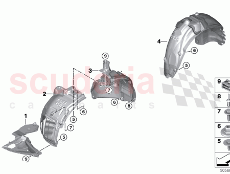 Photo of TAPA PASO DE RUEDA TRASERO IZQUIERDO…