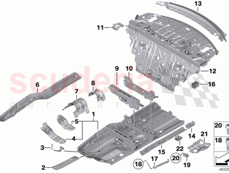 Photo of CONSOLA DEL ASIENTO TRASERO IZQUIERDO…