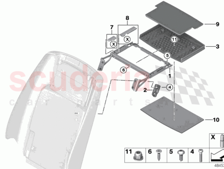 Photo of MOLDURA DE MADERA MESA DE PICNIC PARTE TRASERA…