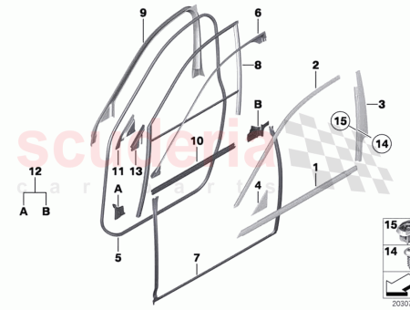 Photo of CANAL CUBIERTA EXTERIOR PUERTA DELANTERA IZQUIERDA…