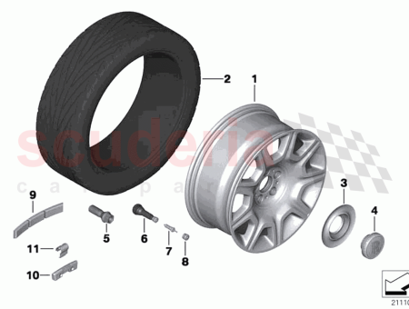 Photo of LLANTA DE ALEACI N FORJADA…