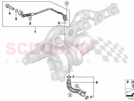 Photo of TUBO DE RETORNO DE ACEITE DEL TURBOCOMPRESOR DE…