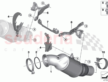 Photo of CONSOLA PARA TUBO DELANTERO TRANSVERSAL…