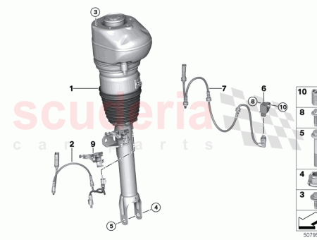 Photo of RP PUNTAL DE SUSPENSI N DE AIRE DELANTERO…