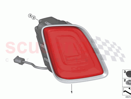 Photo of LUZ TRASERA LED PANEL LATERAL DERECHO…