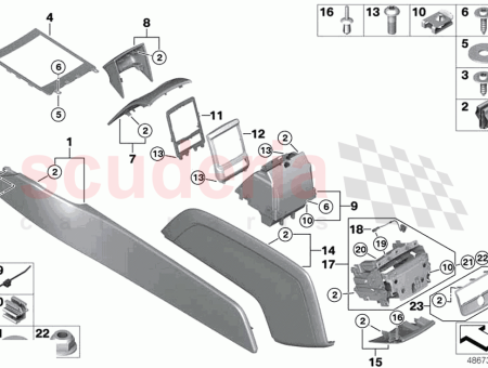 Photo of PANEL EMBELLECEDOR CONSOLA CENTRAL DELANTERA IZQUIERDA…