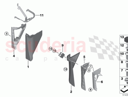 Photo of PANEL DE REVESTIMIENTO LATERAL PARTE INFERIOR DELANTERA IZQUIERDA…