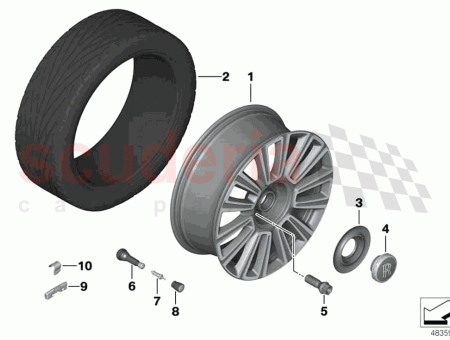 Photo of LLANTA DE ALEACI N LIGERA PULIDA…