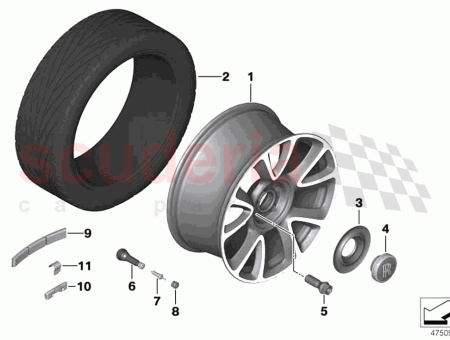 Photo of LLANTA DE ALEACI N LIGERA PULIDA…