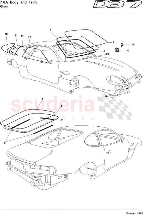 Part Diagram for Aston Martin 78-82630