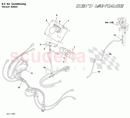 Part Diagram for Aston Martin 697804