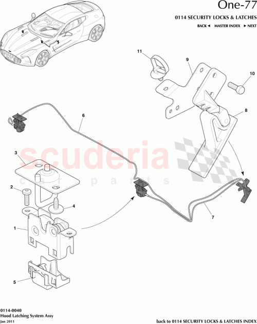 Part Diagram for Aston Martin 12023-03-8906-AA