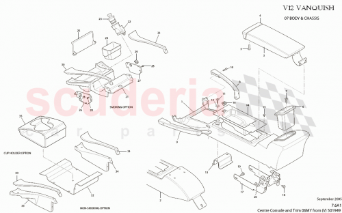 Part Diagram for Aston Martin 6R13835561AAW