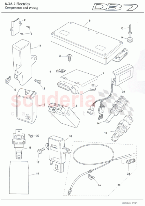 Part Diagram for Aston Martin 37-81921