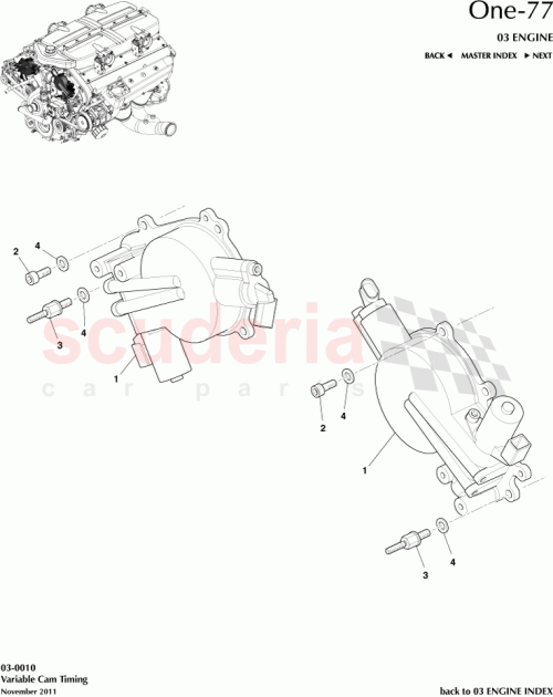 Part Diagram for Aston Martin AY93-07-10040