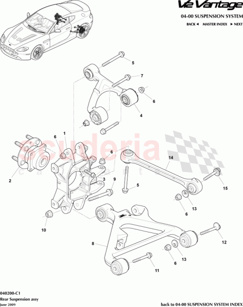 Part Diagram for Aston Martin AD335A971AA