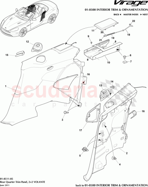 Part Diagram for Aston Martin 4G43L312A94AC