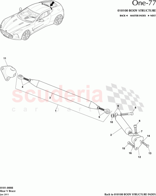 Part Diagram for Aston Martin 12023-06-1356-AA