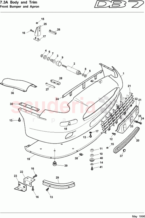 Part Diagram for Aston Martin 71-111599-AA