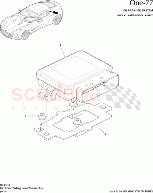 Part Diagram for Aston Martin AY93-2C496-AA