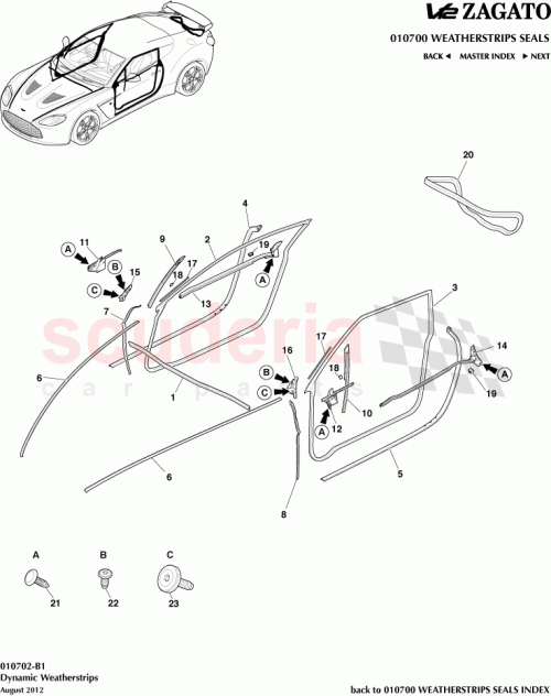 Part Diagram for Aston Martin CY83-C43720-BA