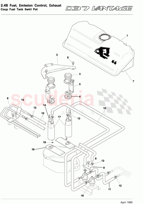 Part Diagram for Aston Martin 34-86513