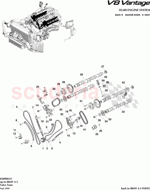 Part Diagram for Aston Martin 6G43-03-10089