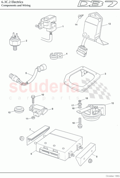 Part Diagram for Aston Martin 37-81953