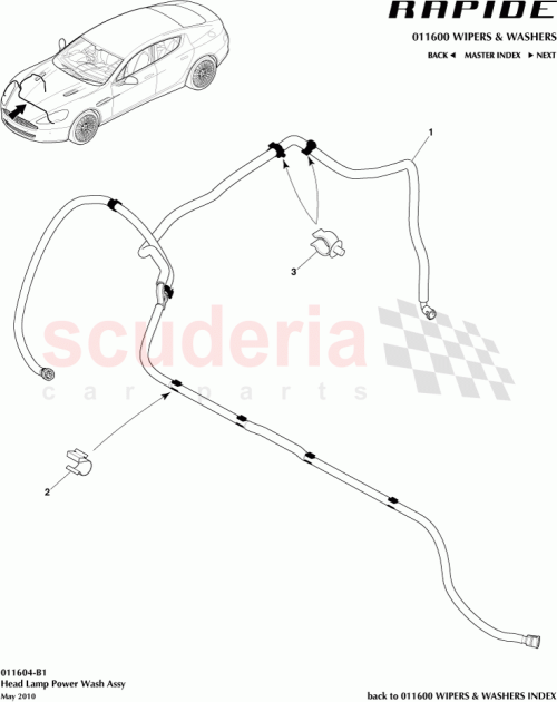 Part Diagram for Aston Martin AD43-13C100-AB